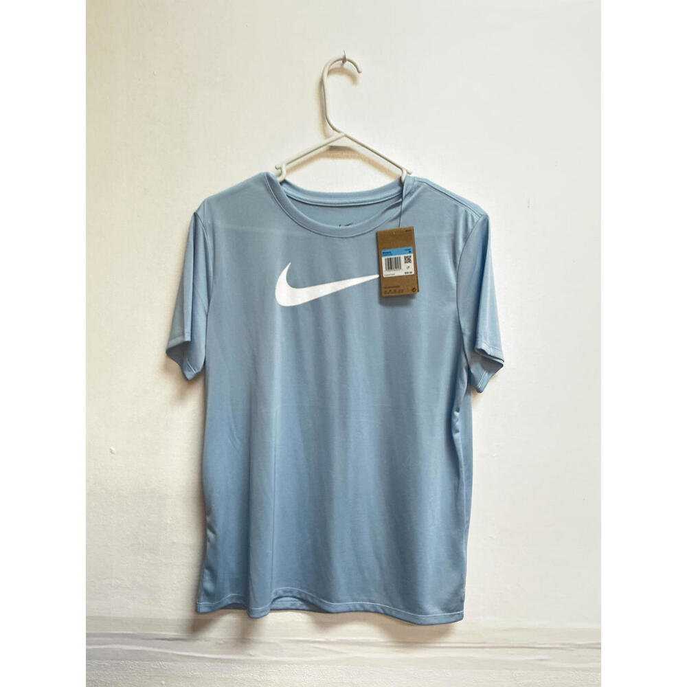 Nike Dri-FIT Light Blue Men's Short Sleeve Activewear Shirt Medium FastFree Ship